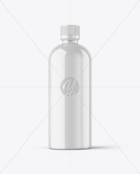 Glossy Cosmetic Bottle Mockup