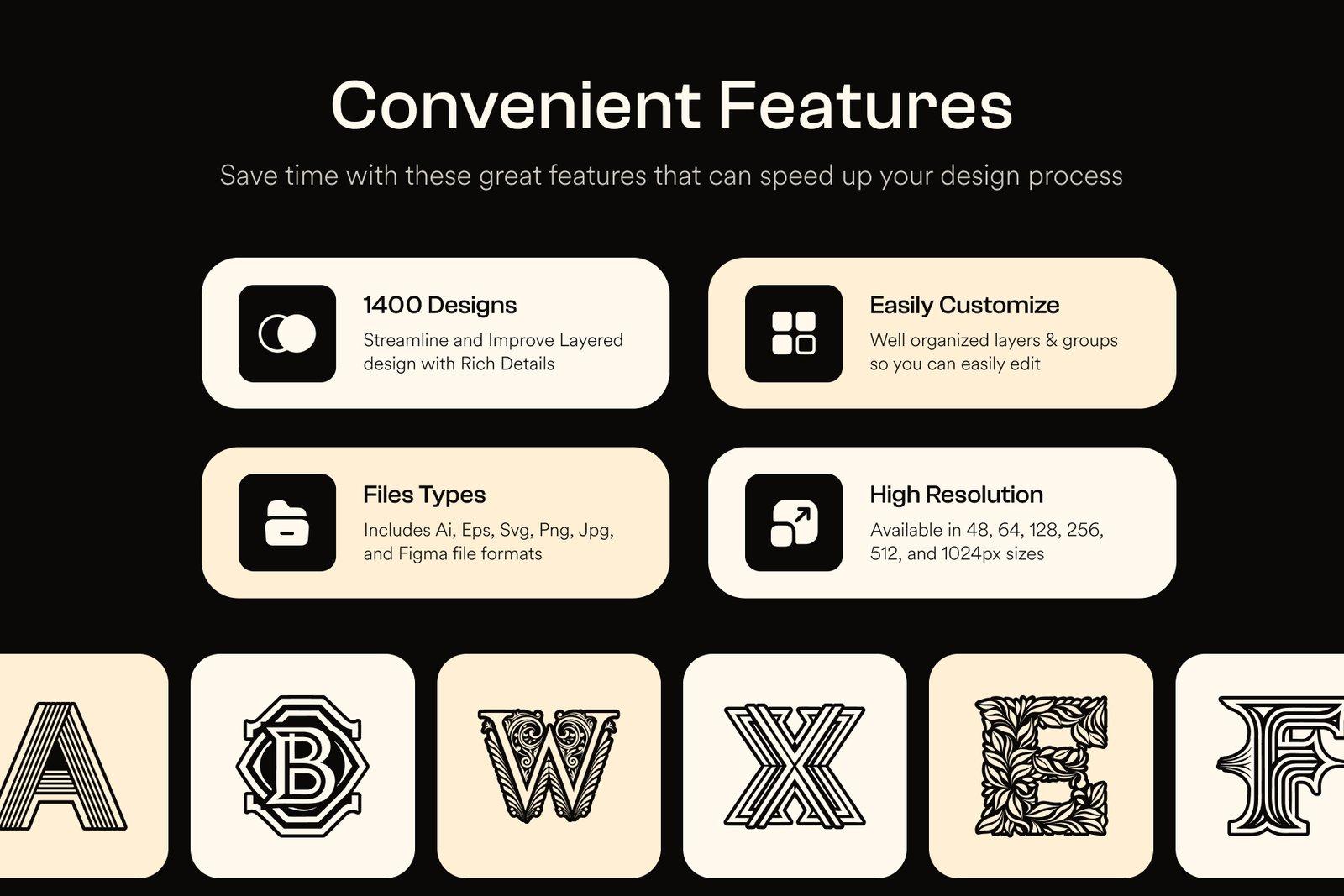 Alphabet Letters Logo Bundle