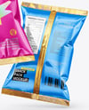 Glossy Snack Bags Mockup