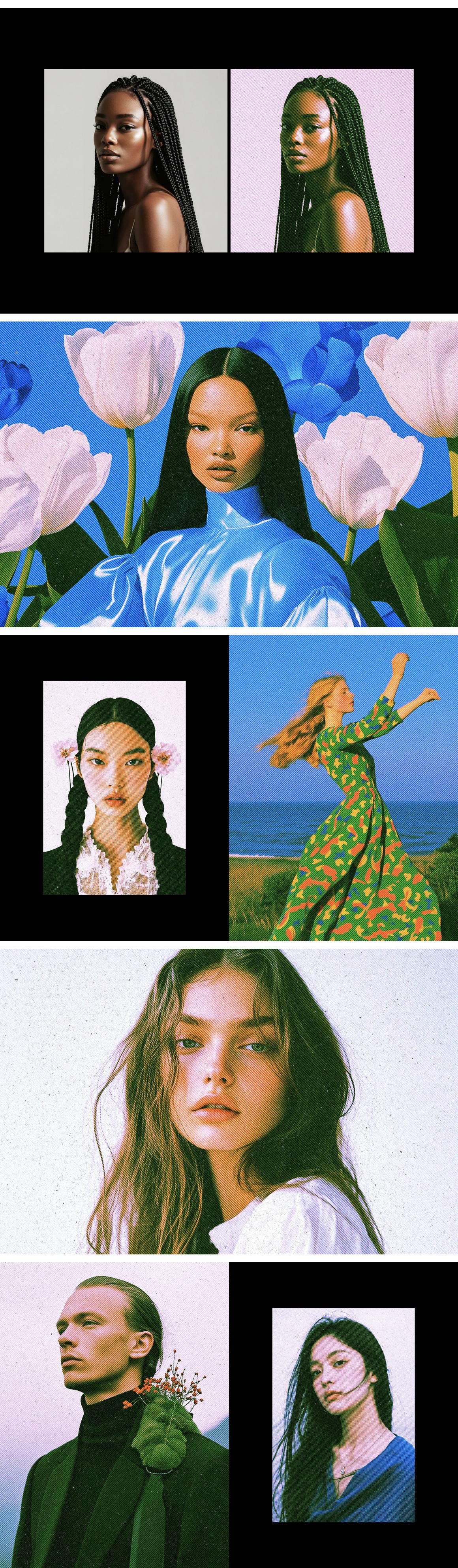 Vintage Magazine Photo Effect