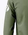 Men's Anorak Windbreaker Jacket Mockup - Back View