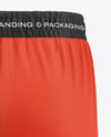 Men’s Sports Shorts Mockup – Back View