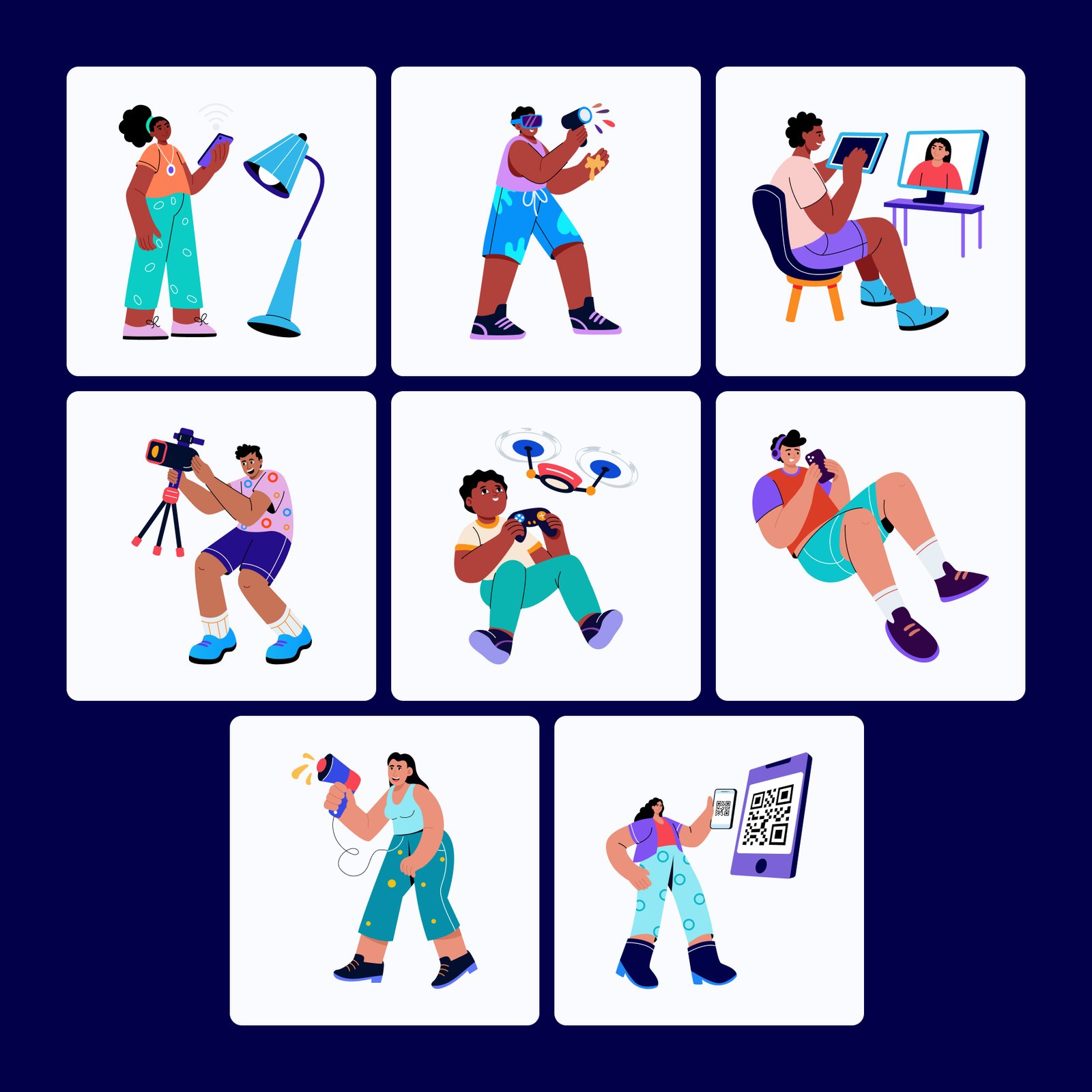 Electronic Illustration Art Set