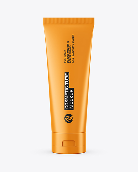 Matte Cosmetic Tube Mockup