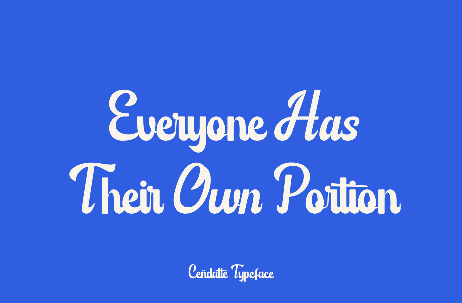 Cendatte Font