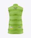 Women's Down Vest Mockup