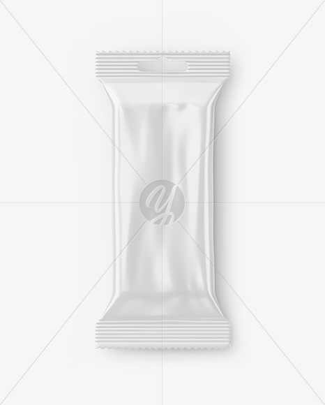 Glossy Snack Bar with Hang Tab Mockup