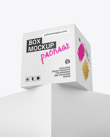 Paper Box Mockup