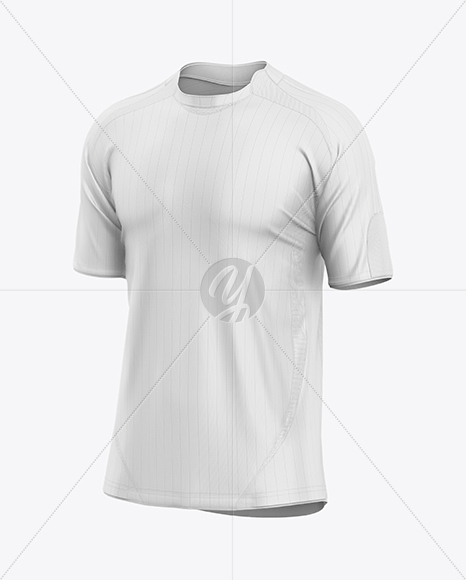 Soccer Jersey Mockup - Half Side View