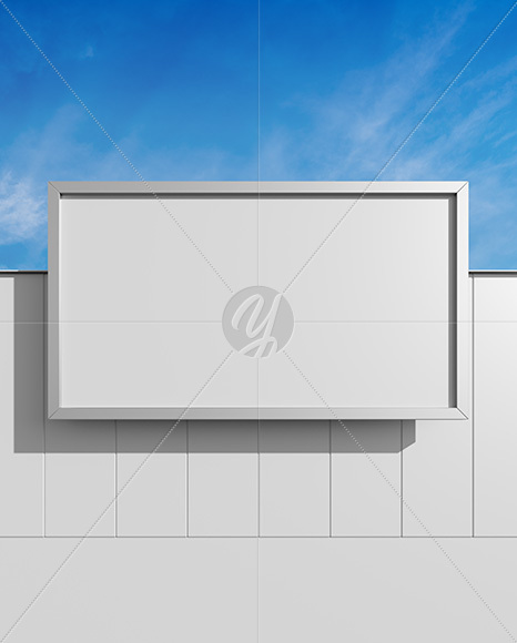 Billboard on the City Street Mockup