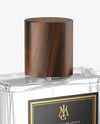 Clear Glass Perfume Bottle Mockup