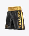 Boxing Shorts Mockup - Half Side View