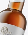 Tall Whiskey Bottle with Tube Mockup