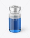 Clear Glass Medical Ampoule Mockup