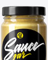 Jar with Dijon Mustard Mockup