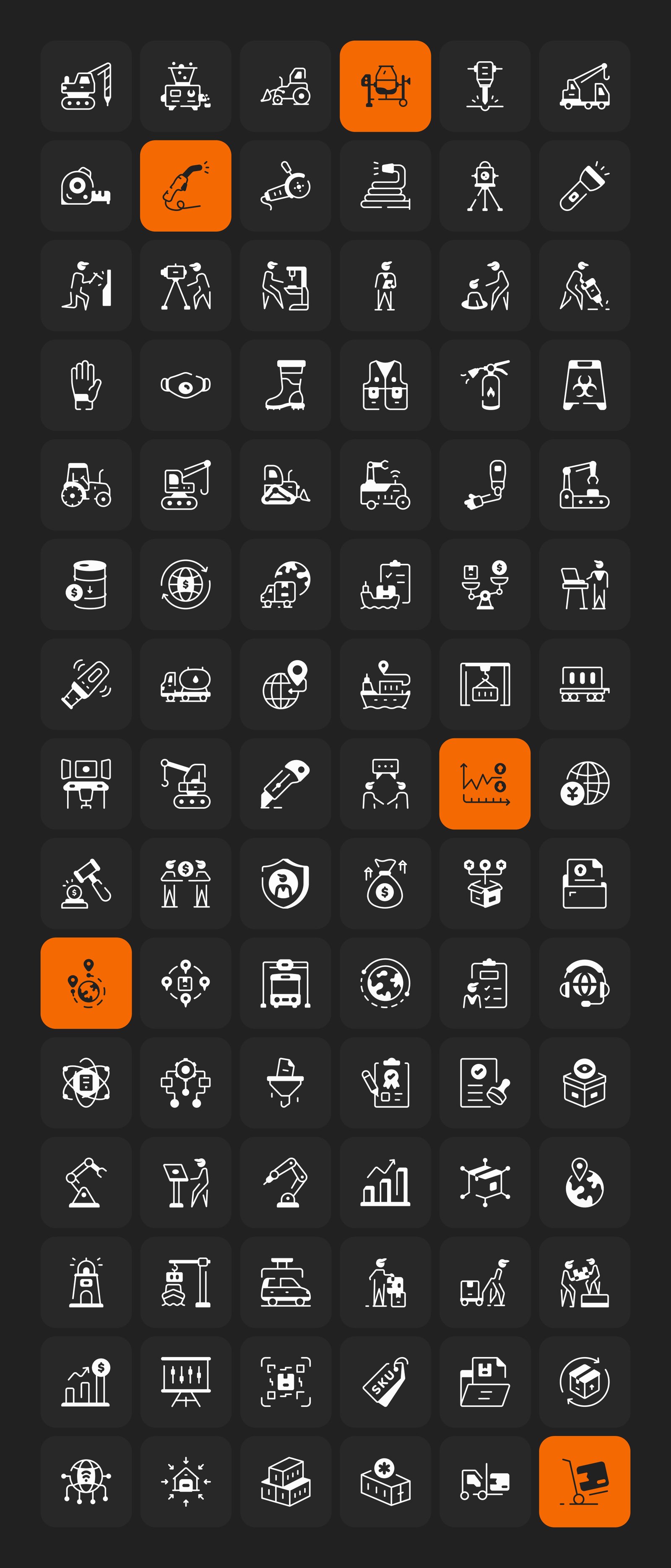 Bundle of Modern Industry Icons