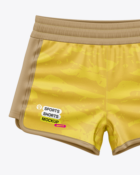 Running Shorts Mockup - Front View