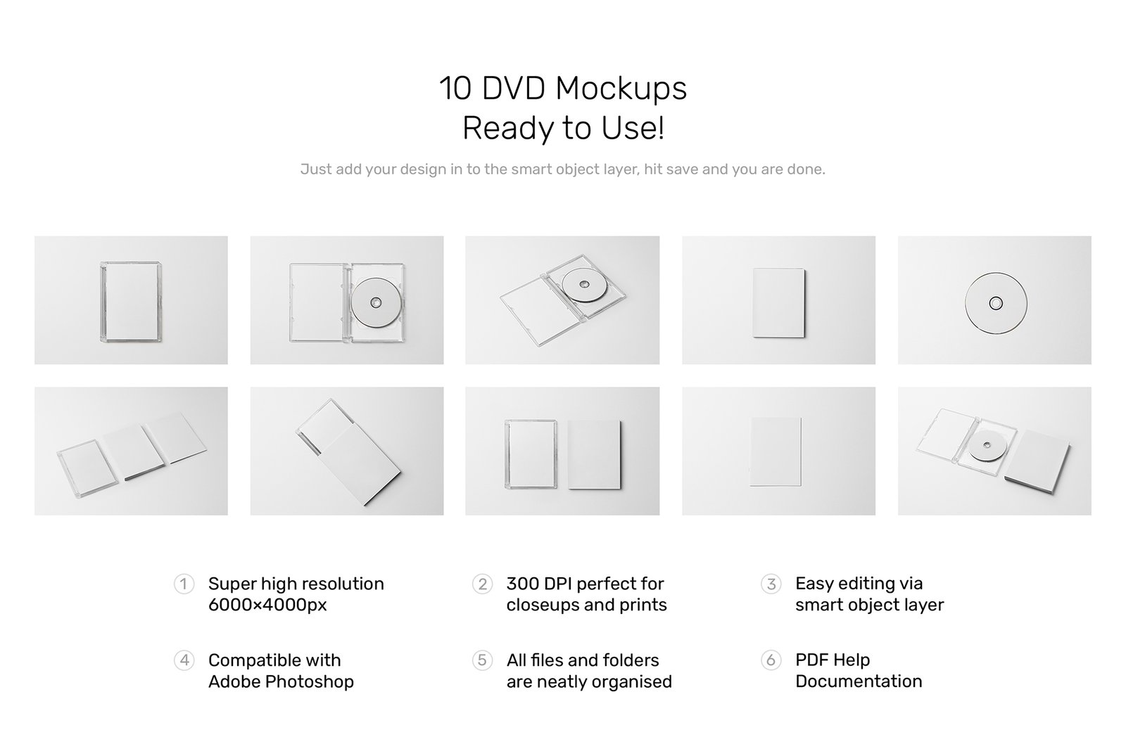 DVD Digipack Mockups