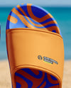 Slide Sandals on The Beach Mockup