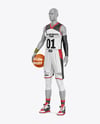 Full Basketball Kit Mockup - Half Side View