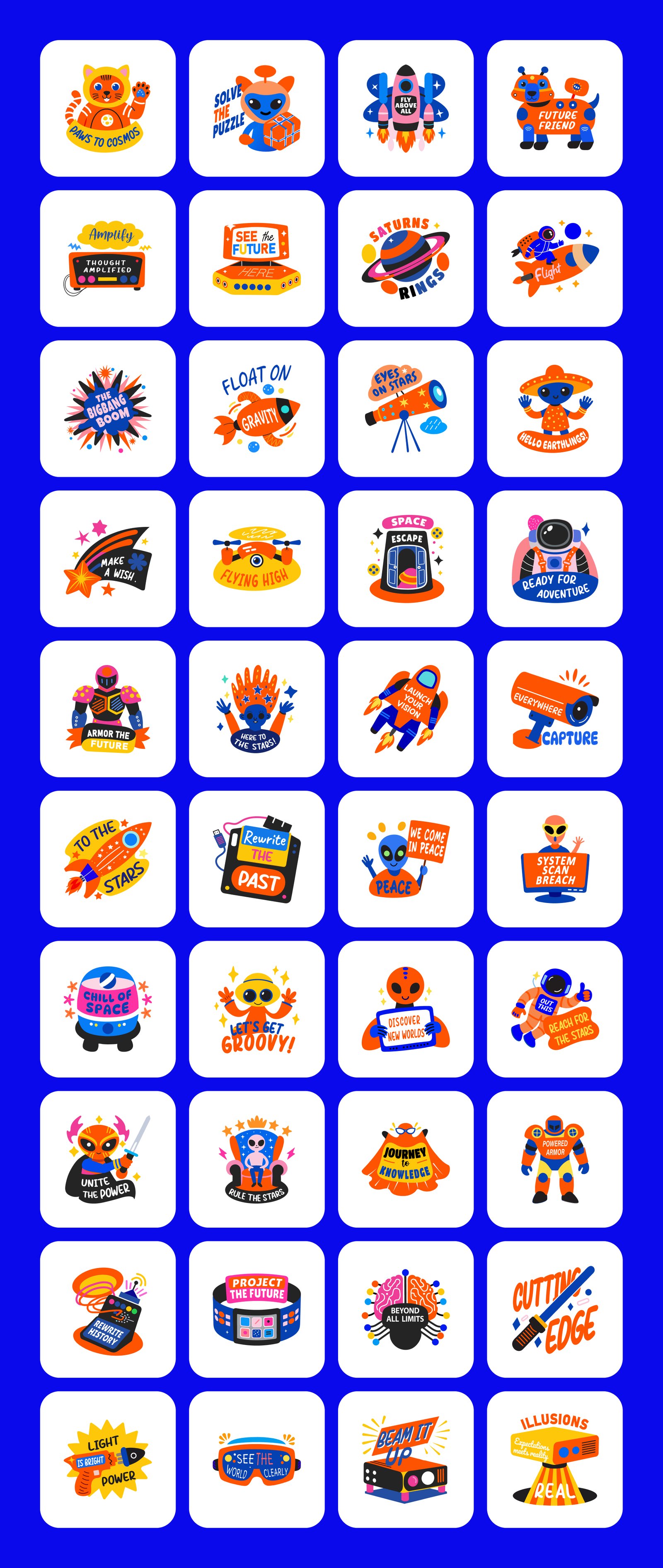 Space and Sci Fi Stickers