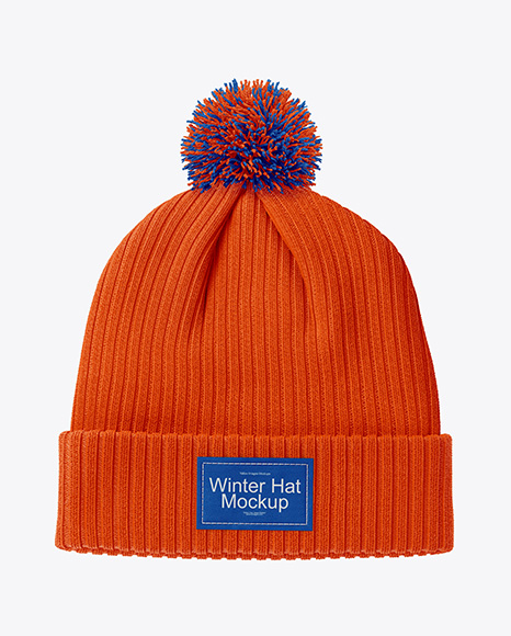 Winter Hat Mockup - Hat mockup PSD Images