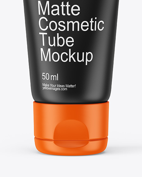 Matte Cosmetic Tube Mockup