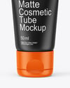 Matte Cosmetic Tube Mockup
