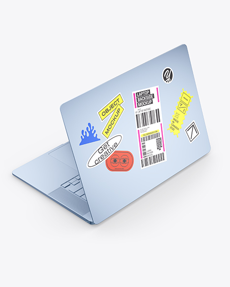 Laptop Backside Mockup - Device mockups