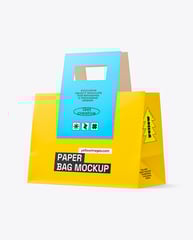 Paper bag psd mockup