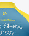 ¼ Zipper Mock Neck Long Sleeve Jersey