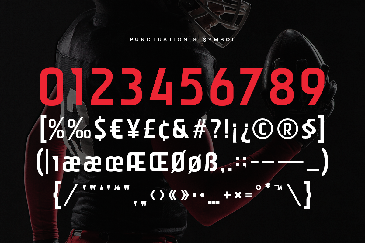 Range - Futuristic Sport Font