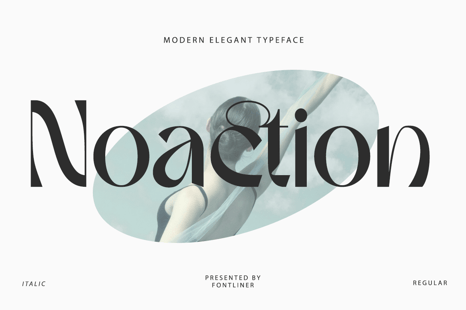 Noaction | Modern Elegant Font - Magazine font