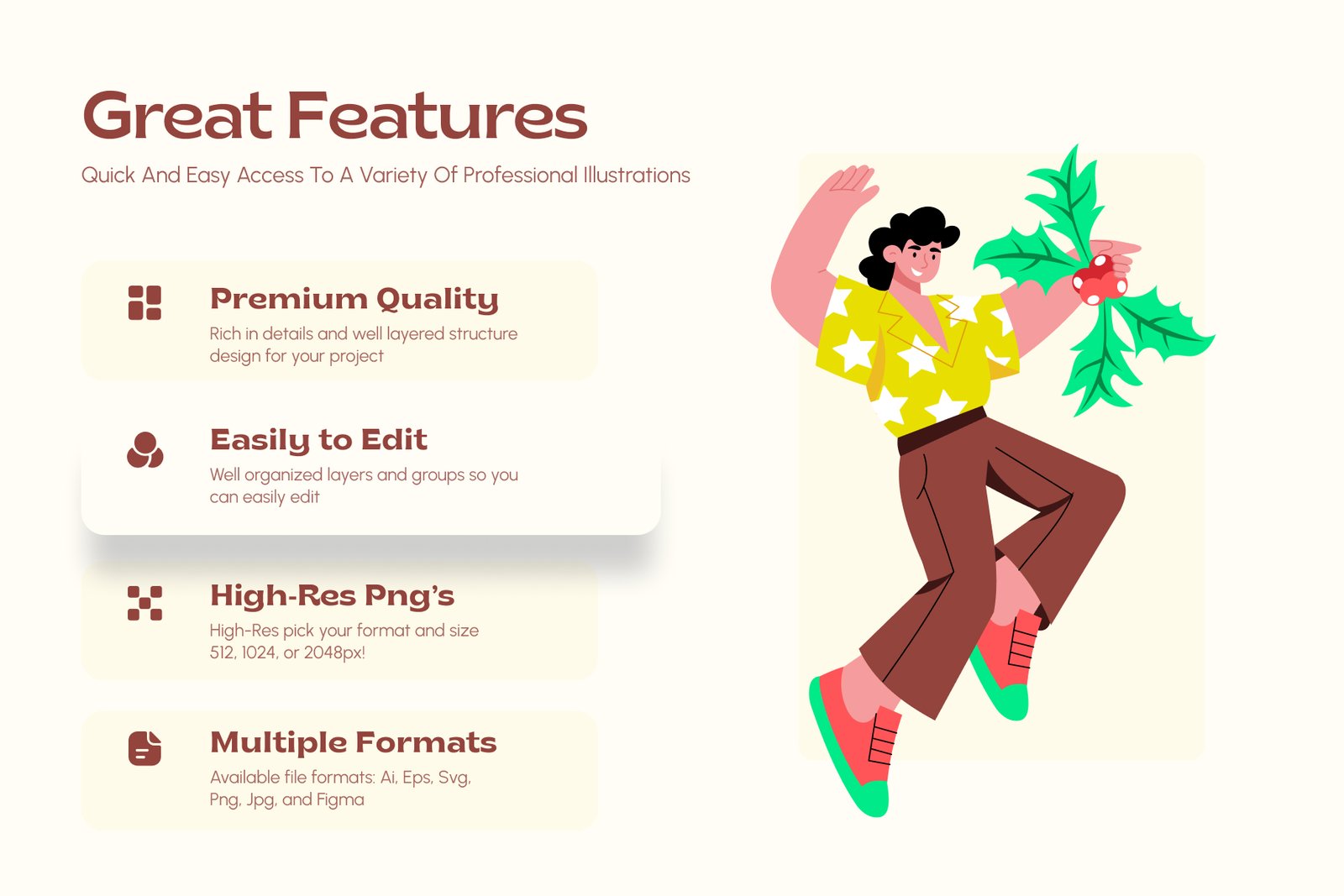 New Year Illustrations Bundle