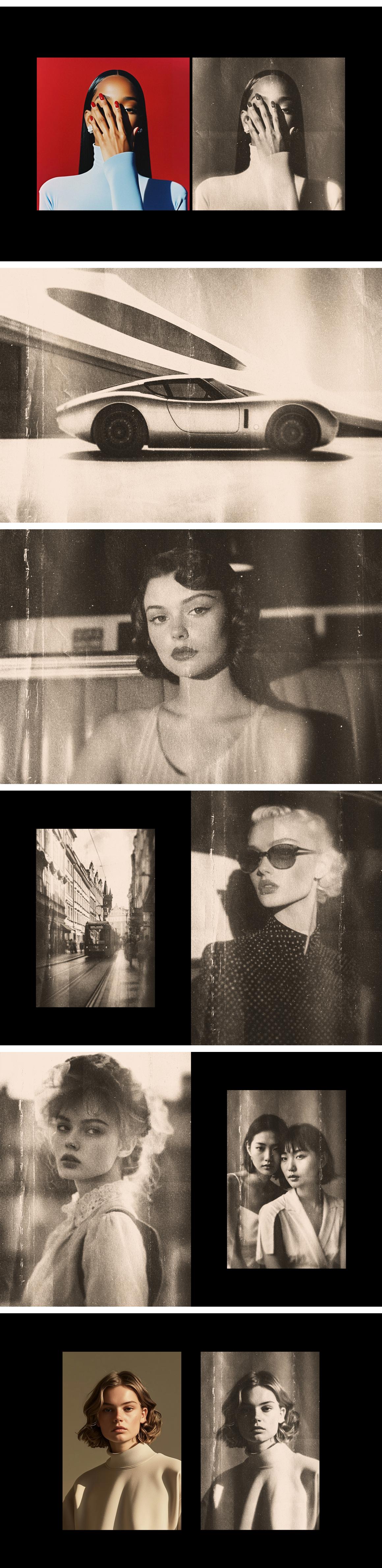 Retro Postcard Effect