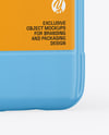 Transparent Plastic 5L Jerrycan Mockup
