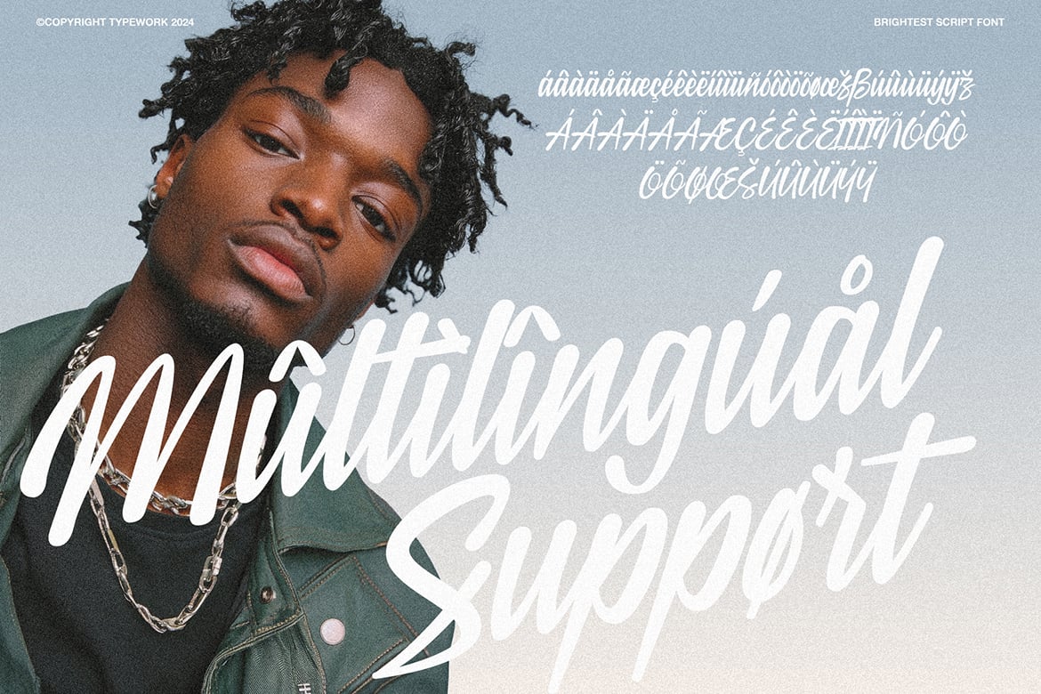 Brightest - Graffiti Signature Font