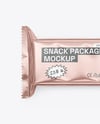 Metallic Snack Package Mockup