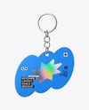 Ovals Keychain Mockup