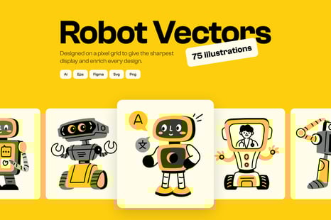 Robot Vector Collection
