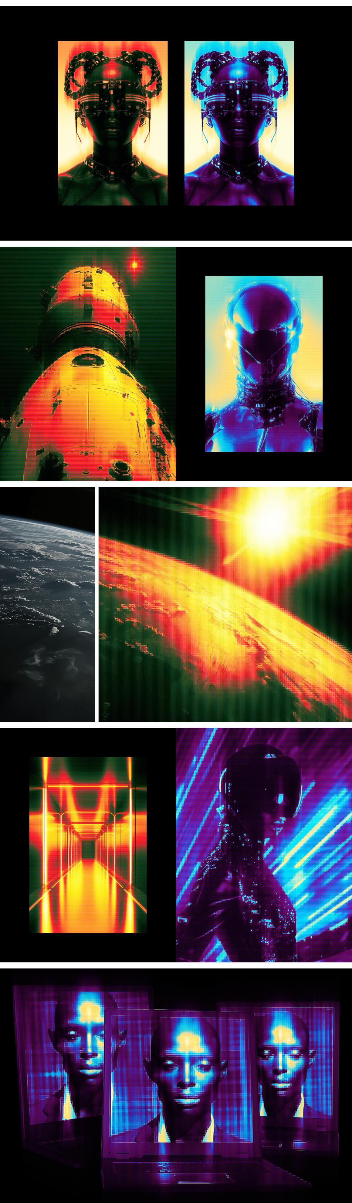 Cyber Motion Photo Effect