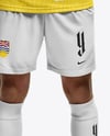 Man Wearing a Full Soccer Kit Mockup