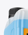 Transparent Plastic 5L Jerrycan Mockup