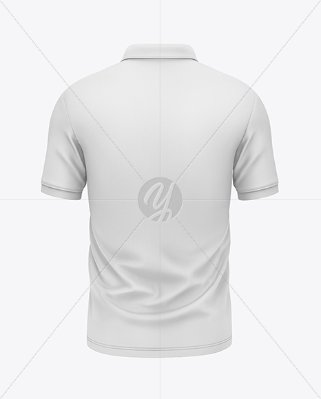 Men's Short Sleeve Polo Shirt Mockup