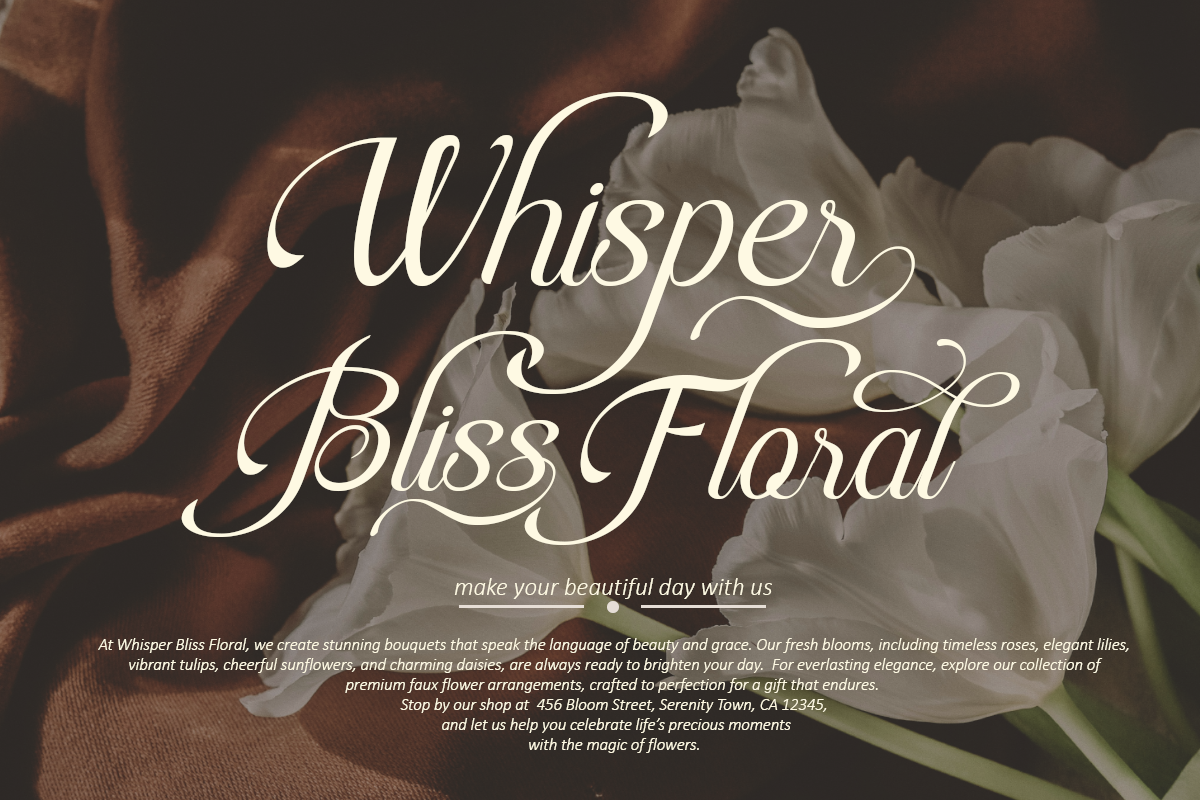 Rapiola - Elegant Script Font