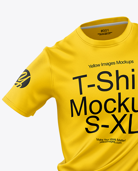 Crew Neck T-Shirt Mockup
