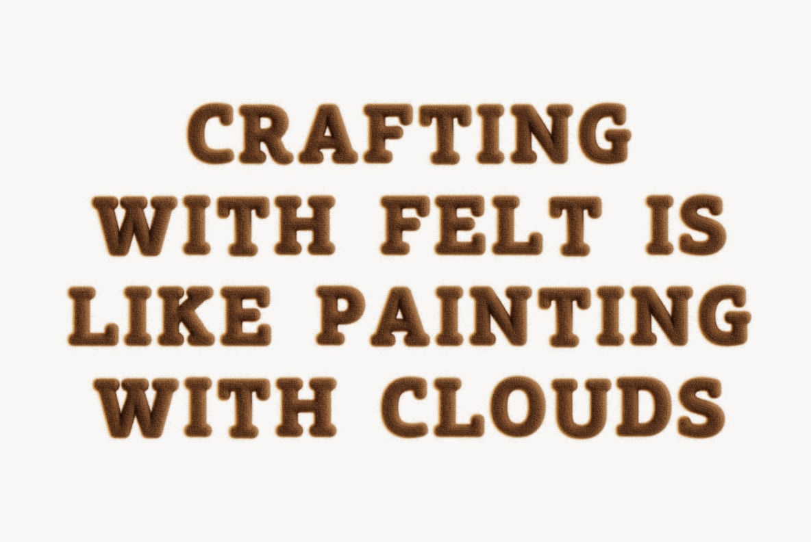 Felt Font