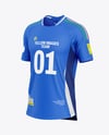 Soccer Jersey Mockup - Half Side View
