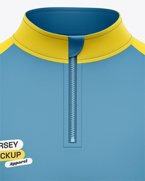 ¼ Zipper Mock Neck Long Sleeve Jersey