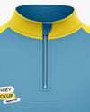 ¼ Zipper Mock Neck Long Sleeve Jersey